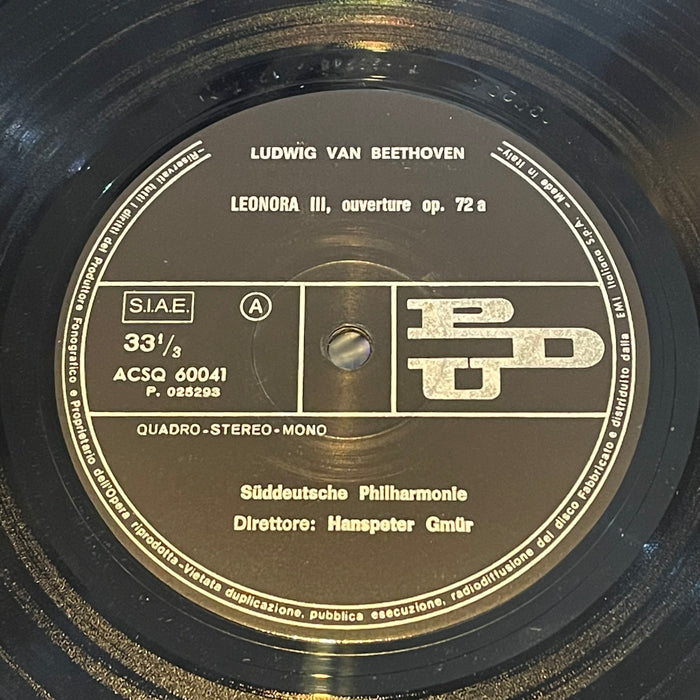 Ludwig van Beethoven • Felix Mendelssohn-Bartholdy - Leonora III - Coriolano - Il Ritorno In Patria (Vinyl LP)[Gatefold]