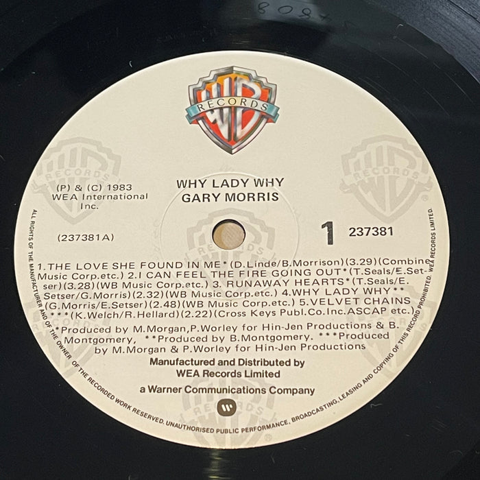 Gary Morris - Why Lady Why (Vinyl LP)