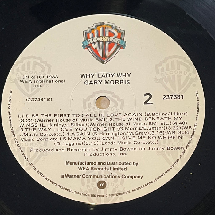 Gary Morris - Why Lady Why (Vinyl LP)