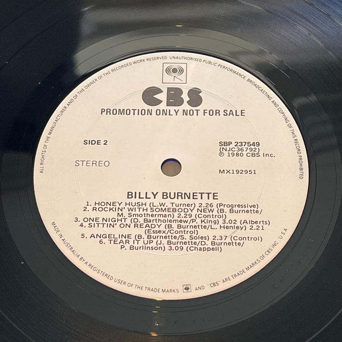 Billy Burnette - Billy Burnette (Vinyl LP)