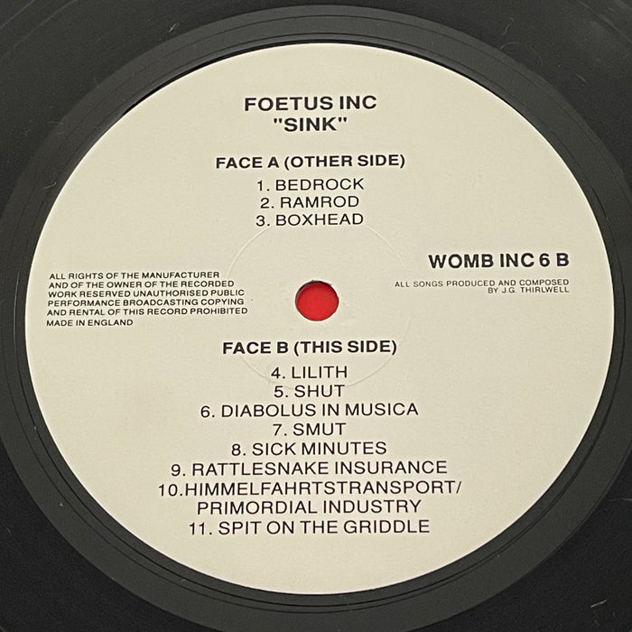 Foetus - Sink (Vinyl 2LP)