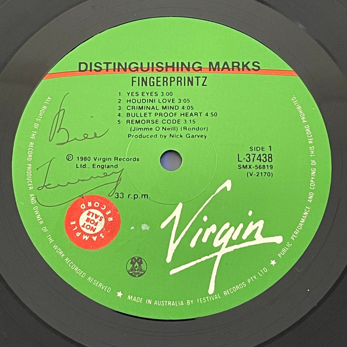 Fingerprintz - Distinguishing Marks (Vinyl LP)
