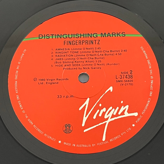 Fingerprintz - Distinguishing Marks (Vinyl LP)