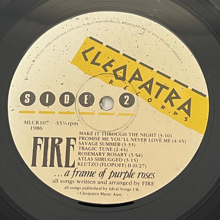 Fire - A Frame Of Purple Roses (Vinyl LP)