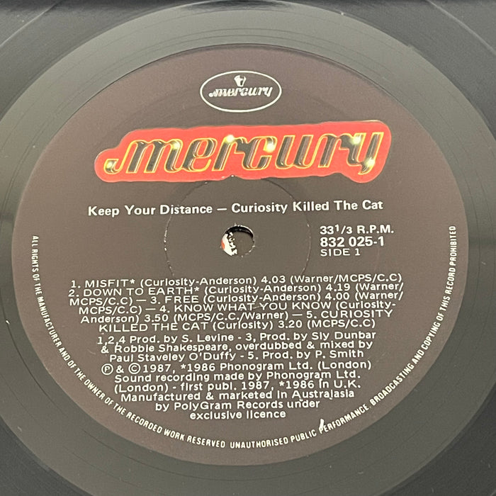 Curiosity Killed The Cat - Keep Your Distance (Vinyl LP)