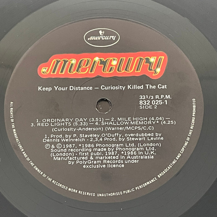 Curiosity Killed The Cat - Keep Your Distance (Vinyl LP)