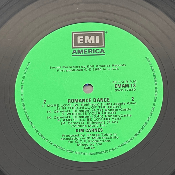 Kim Carnes - Romance Dance (Vinyl LP)