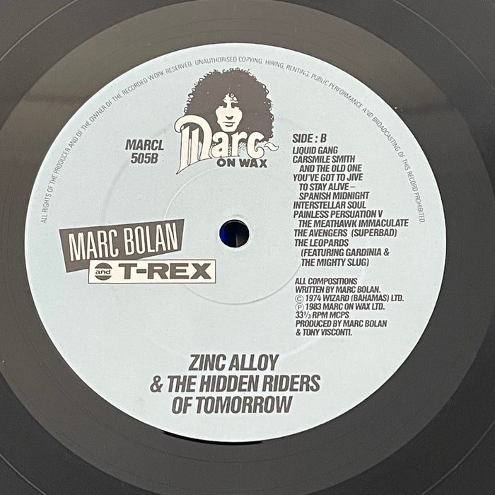 Marc Bolan & T. Rex - Zinc Alloy And The Hidden Riders Of Tomorrow - A Creamed Cage In August (Vinyl LP)[Gatefold]