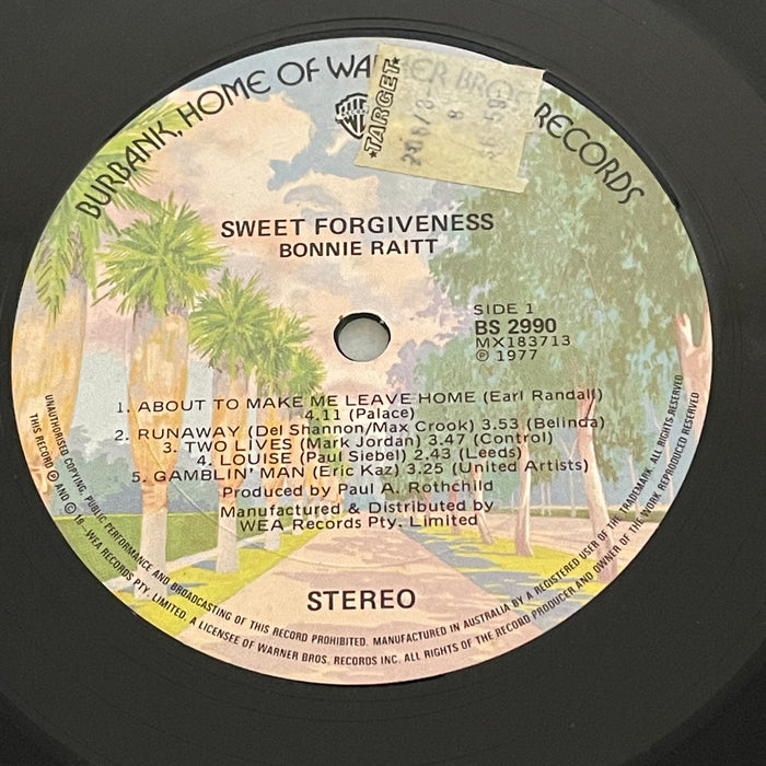 Bonnie Raitt - Sweet Forgiveness (Vinyl LP)