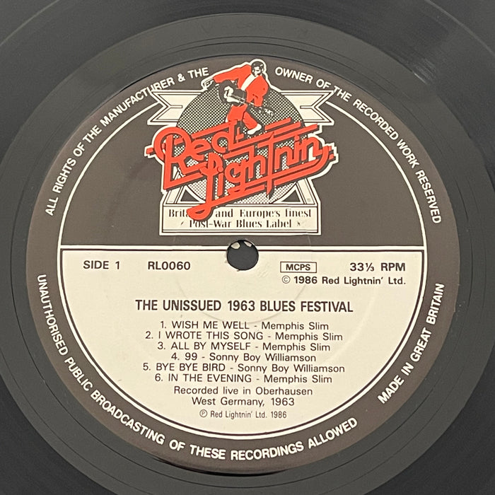 Various - The Unissued 1963 Blues Festival (Vinyl LP)