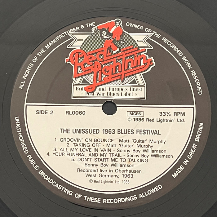 Various - The Unissued 1963 Blues Festival (Vinyl LP)