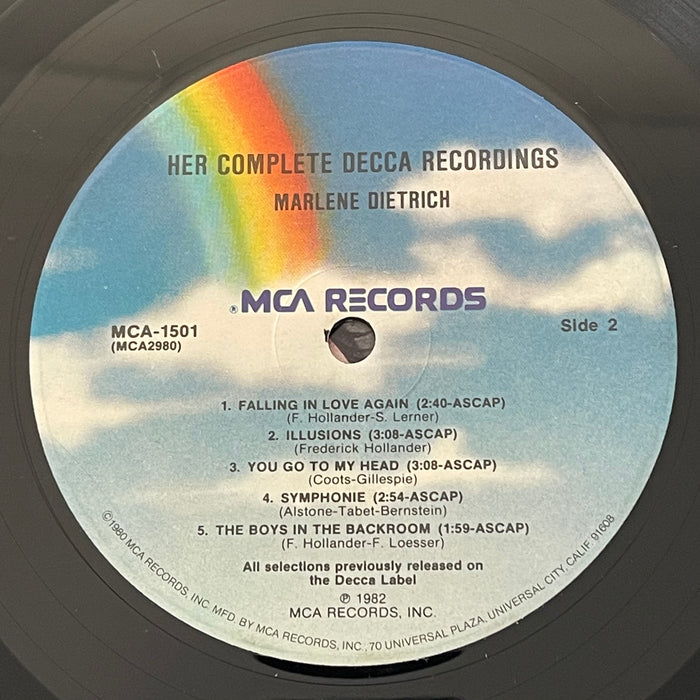 Marlene Dietrich - Her Complete Decca Recordings (Vinyl LP)