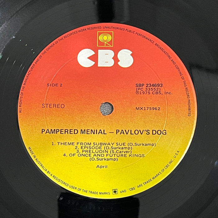 Pavlov's Dog - Pampered Menial (Vinyl LP)