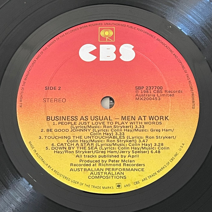 Men At Work - Business As Usual (Vinyl LP)