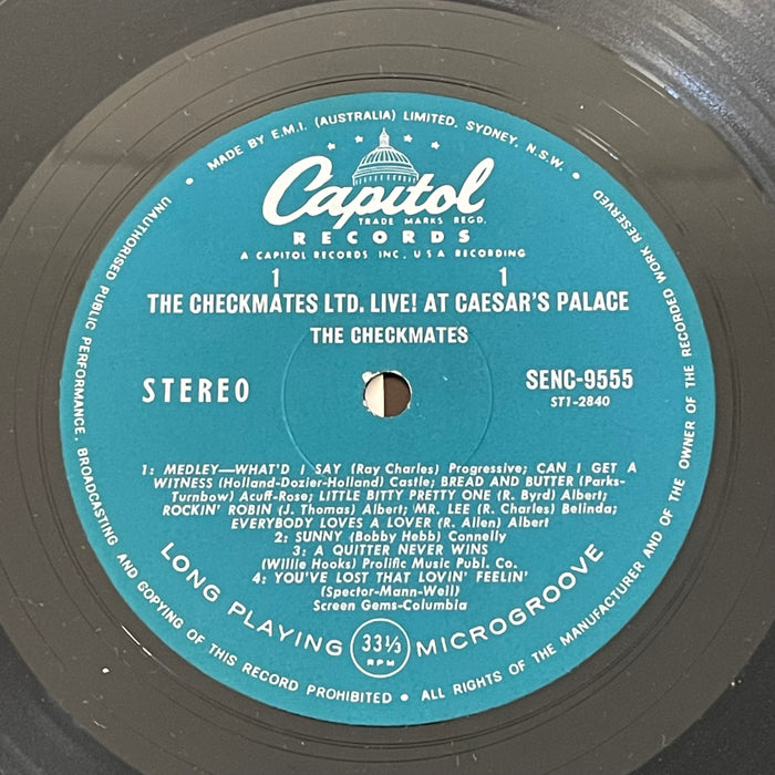 The Checkmates LTD. - Live! At Caesar's Palace (Vinyl LP)
