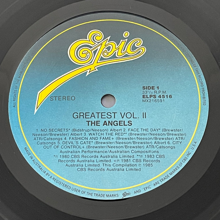 The Angels - Greatest Vol. II (Vinyl LP)
