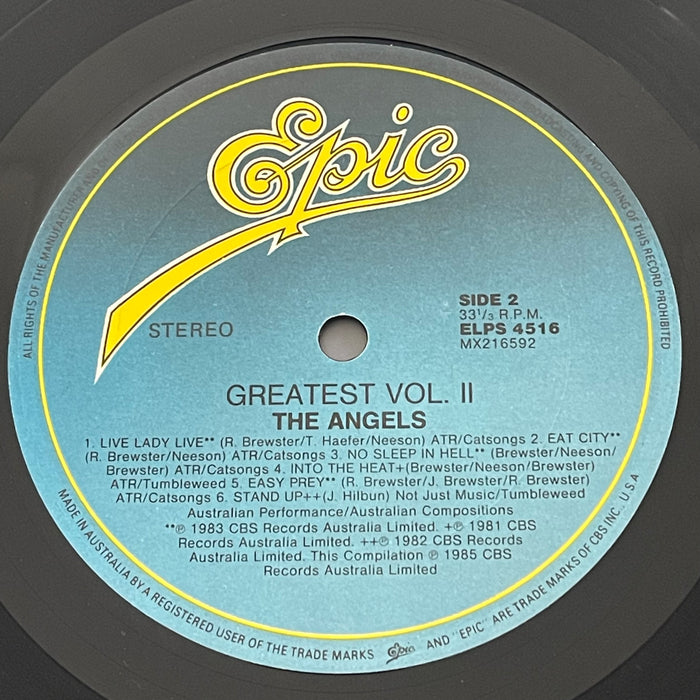 The Angels - Greatest Vol. II (Vinyl LP)