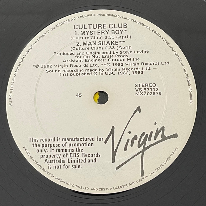 Culture Club - Church Of The Poison Mind (12" Single)