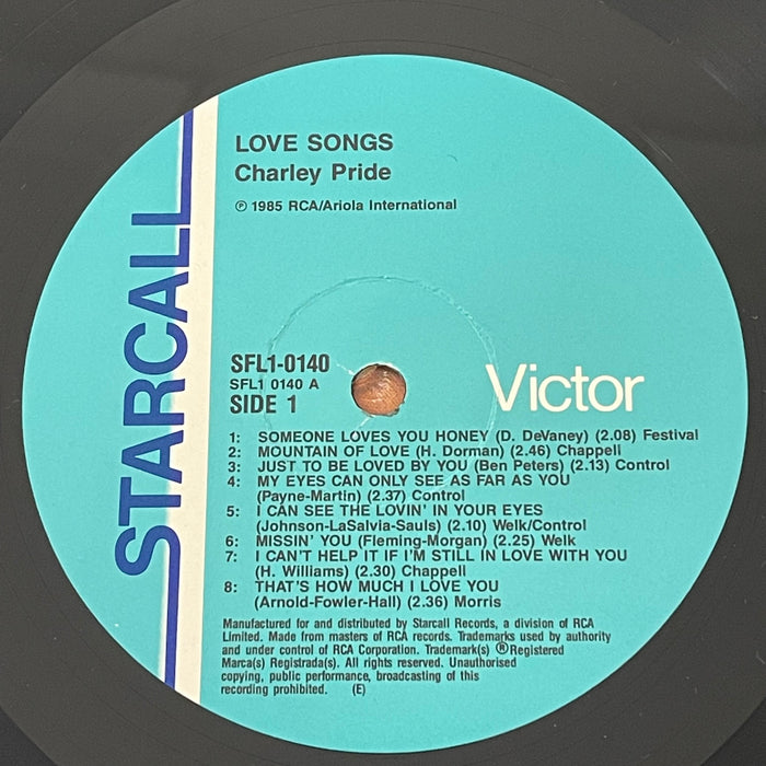 Charley Pride - Country Love Songs (Vinyl LP)