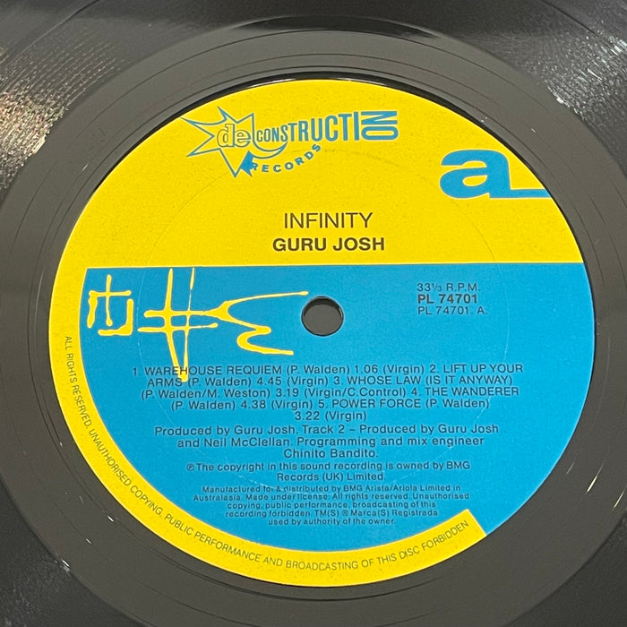 Guru Josh - Infinity (Vinyl LP)[Gatefold]