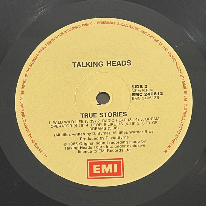 Talking Heads - True Stories (Vinyl LP)