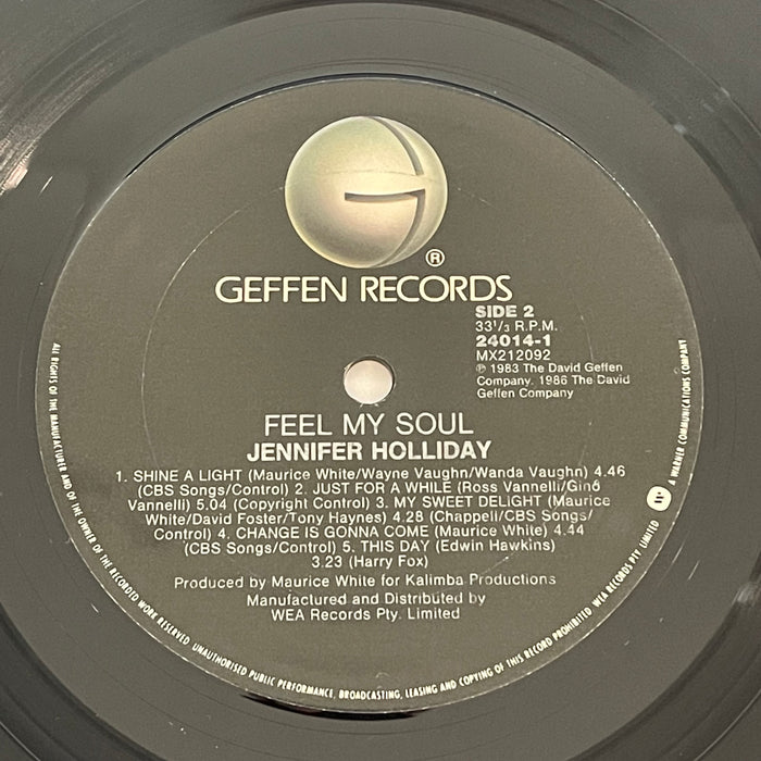 Jennifer Holliday - Feel My Soul (Vinyl LP)
