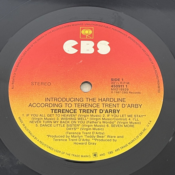 Terence Trent D'Arby - Introducing The Hardline According To Terence Trent D'Arby (Vinyl LP)