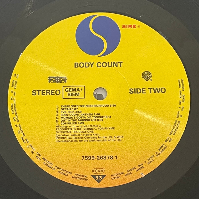 Body Count - Body Count (Vinyl LP)