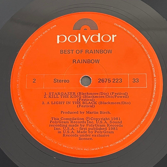Rainbow - The Best Of Rainbow (Vinyl 2LP)[Gatefold]