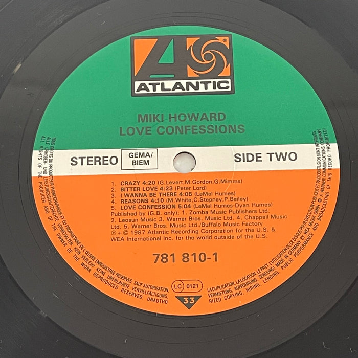 Miki Howard - Love Confessions (Vinyl LP)