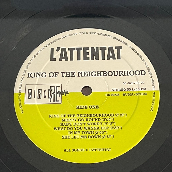 L'Attentat - King Of The Neighbourhood (Vinyl LP)
