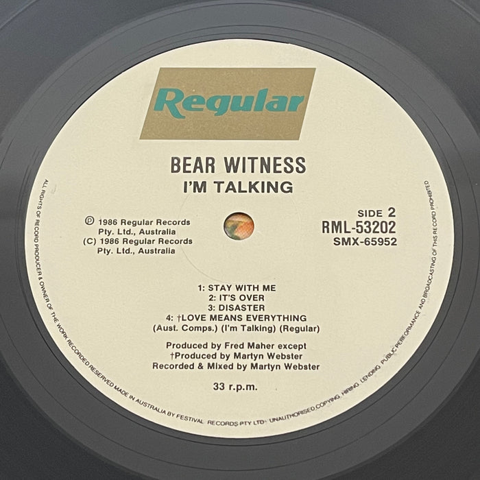 I'm Talking - Bear Witness (Vinyl LP)