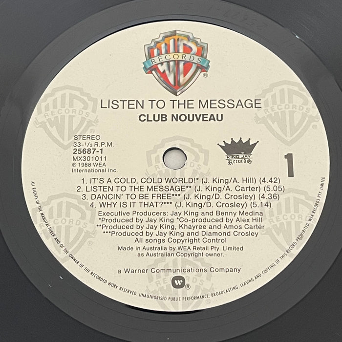 Club Nouveau - Listen To The Message (Vinyl LP)