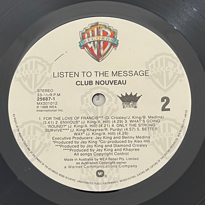 Club Nouveau - Listen To The Message (Vinyl LP)