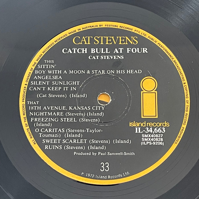 Cat Stevens - Catch Bull At Four (Vinyl LP)[Gatefold]