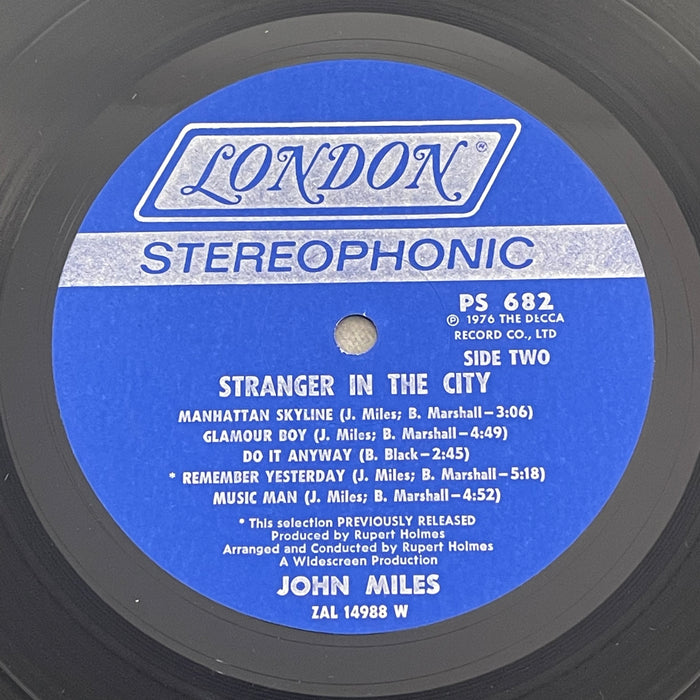 John Miles - Stranger In The City (Vinyl LP)[Gatefold]