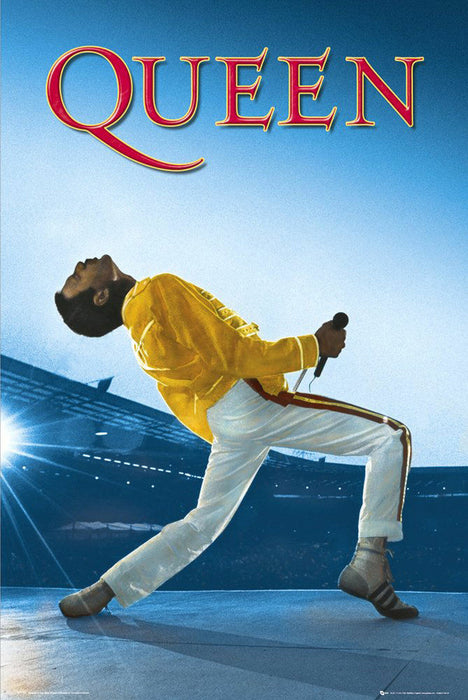 Queen - Freddie Mercury - Wembley Arena (Poster)(61x91.5cm)