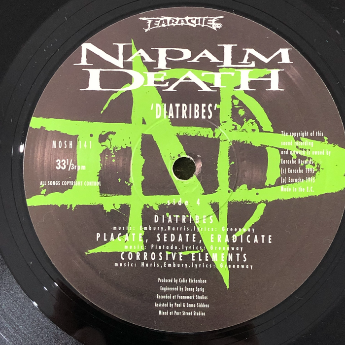 Napalm Death - Diatribes (10" Vinyl)[Gatefold]