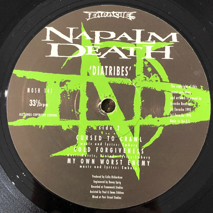 Napalm Death - Diatribes (10" Vinyl)[Gatefold]