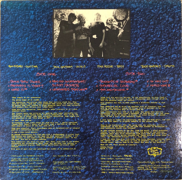 True Sounds of Liberty (T.S.O.L) - Thoughts Of Yesterday 1981 - 1982 (Vinyl LP)